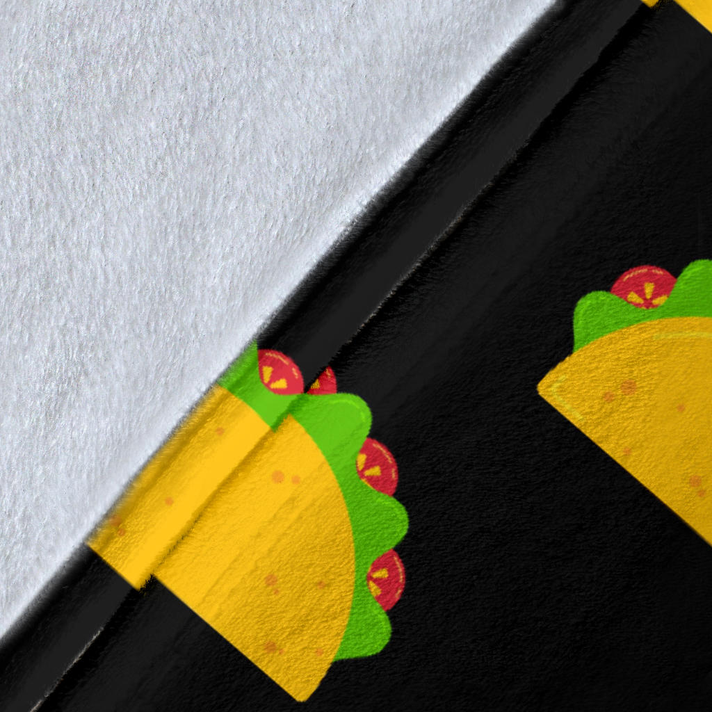 Taco Pattern Print Design TC06 Fleece Blanket