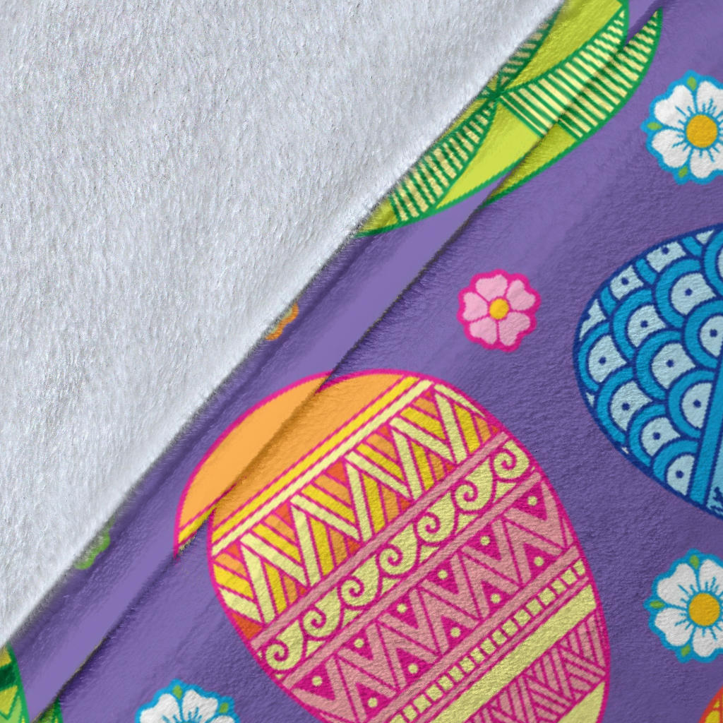 Easter Eggs Pattern Print Design RB010 Fleece Blanket