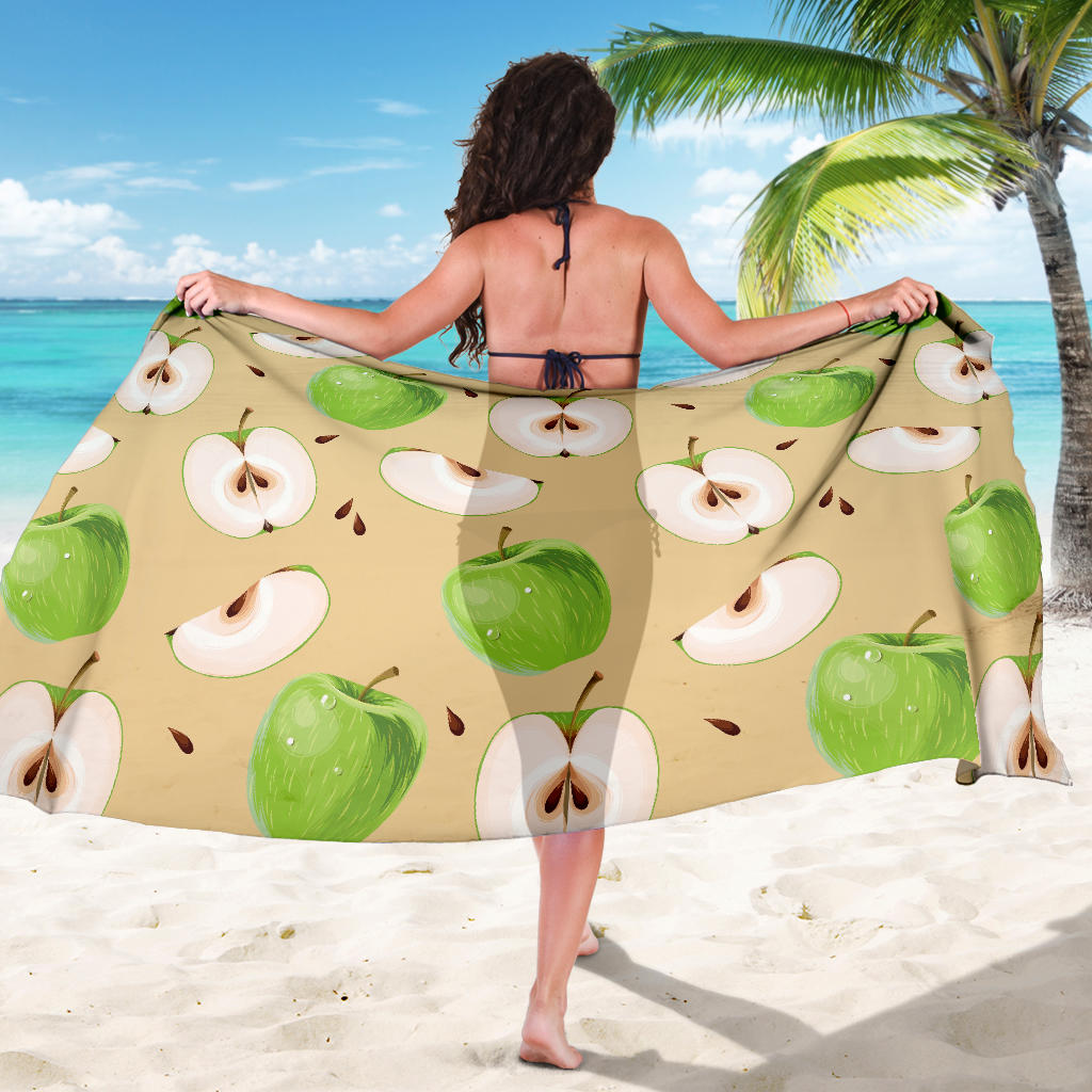 Apple Pattern Print Design AP07 Sarong Pareo Wrap