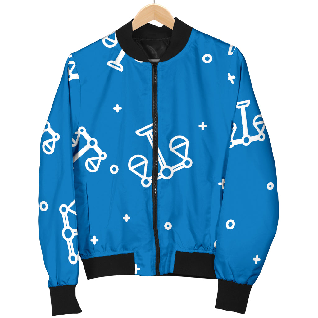Libra Pattern Print Design 05 Women's Bomber Jacket