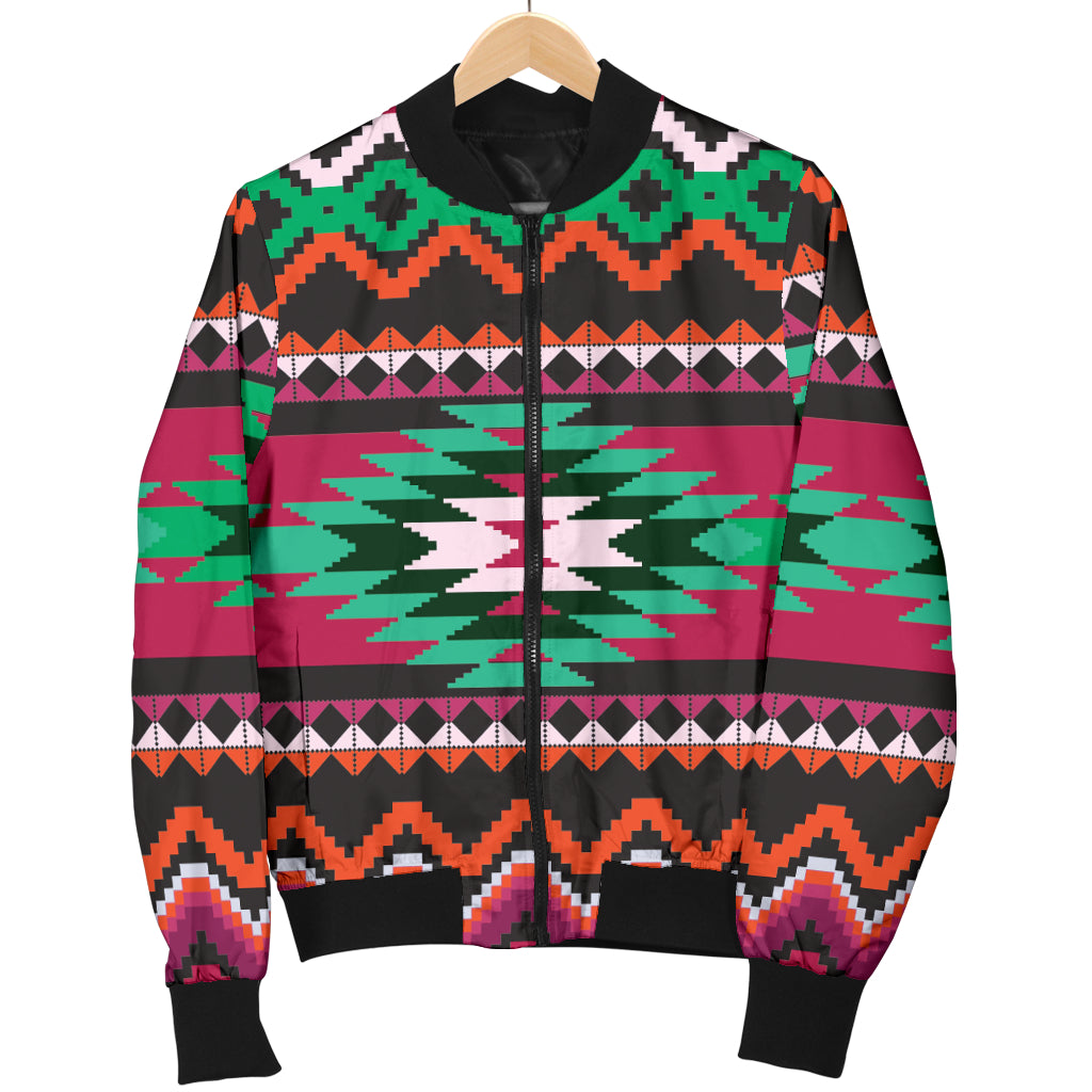 Mexican Pattern Print Design 01 Women's Bomber Jacket