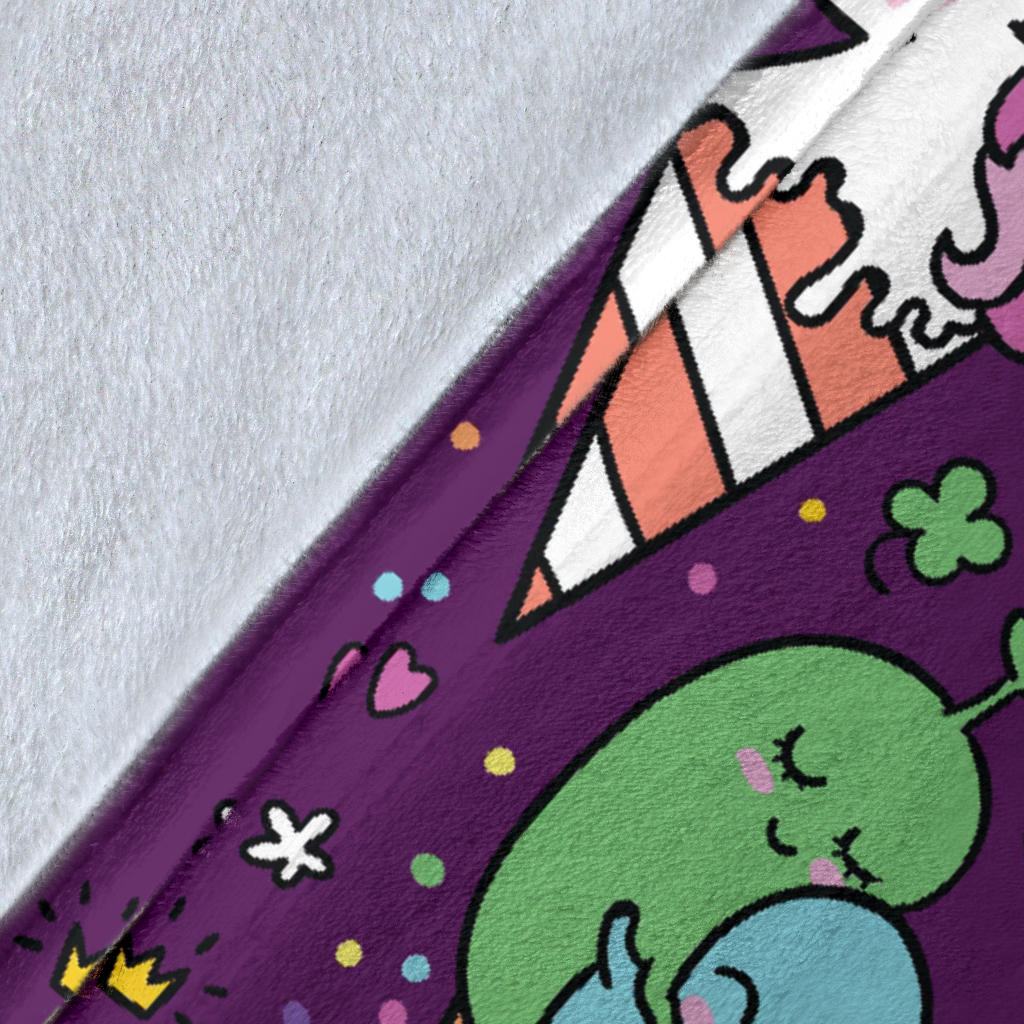 Ice Cream Pattern Print Design IC07 Fleece Blanket