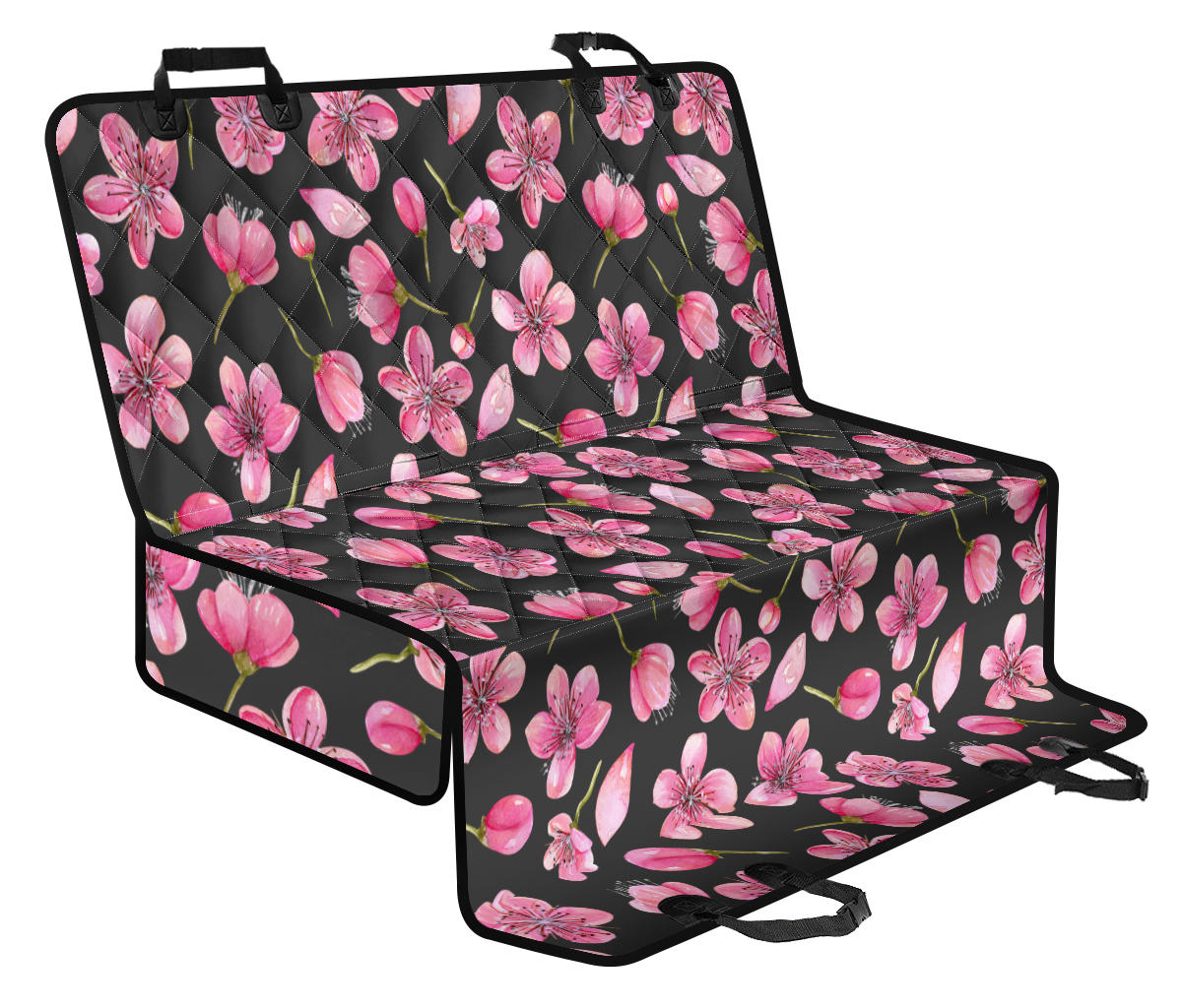 Apple Blossom Pattern Print Design AB03 Rear Dog Seat Cover