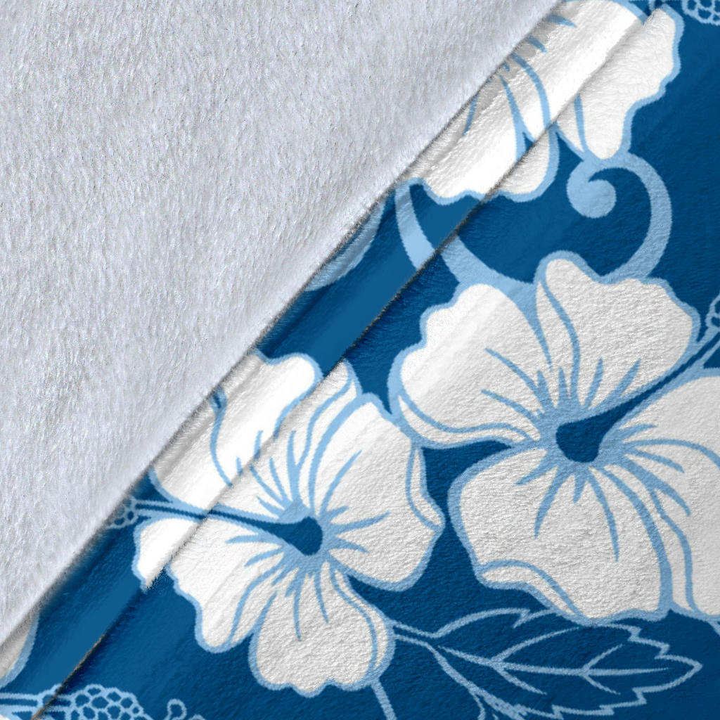 Hibiscus Pattern Print Design HB03 Fleece Blanket