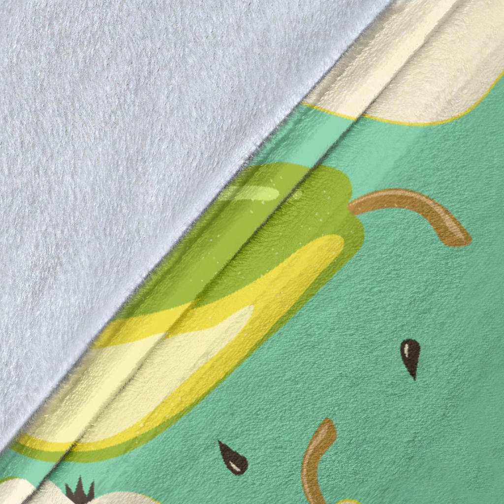 Pear Pattern Print Design PE04 Fleece Blanket