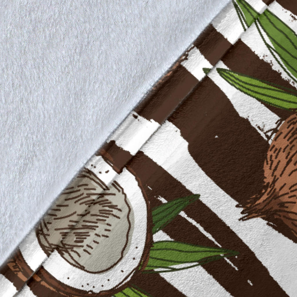 Coconut Pattern Print Design CN04 Fleece Blanket