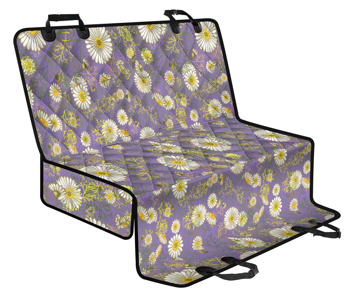Daisy Pattern Print Design DS011 Rear Dog Seat Cover