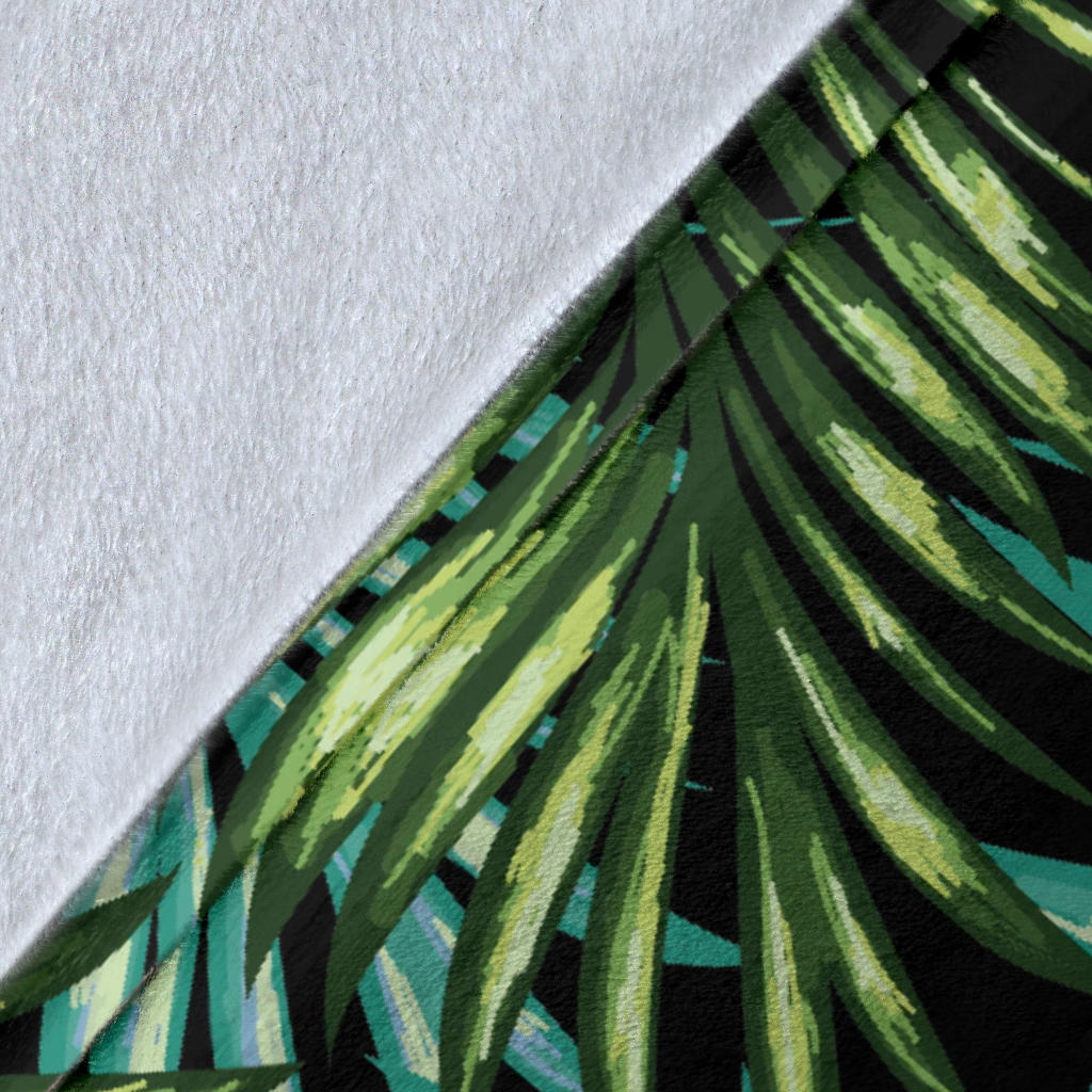 Tropical Flower Pattern Print Design TF08 Fleece Blanket