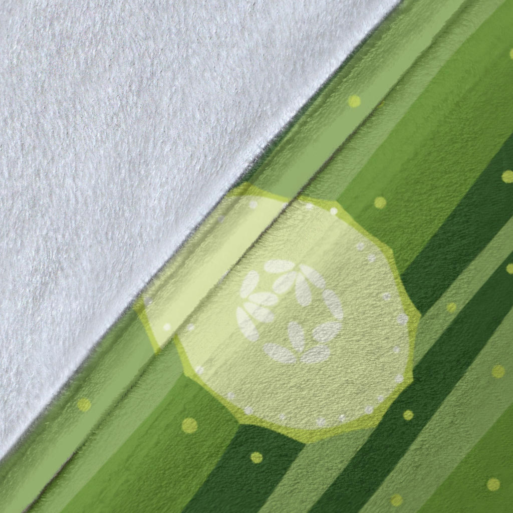 Cucumber Pattern Print Design CC03 Fleece Blanket