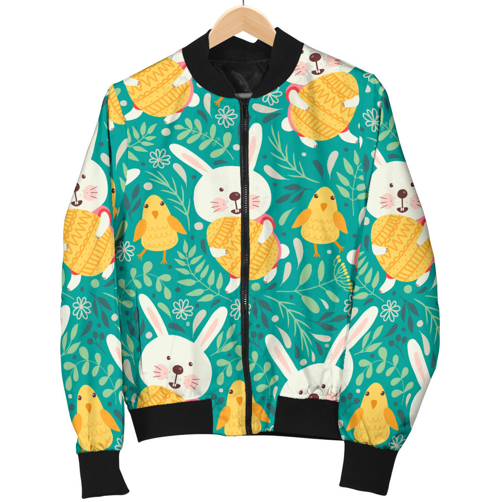 Easter Eggs Pattern Print Design RB02 Men Bomber Jacket