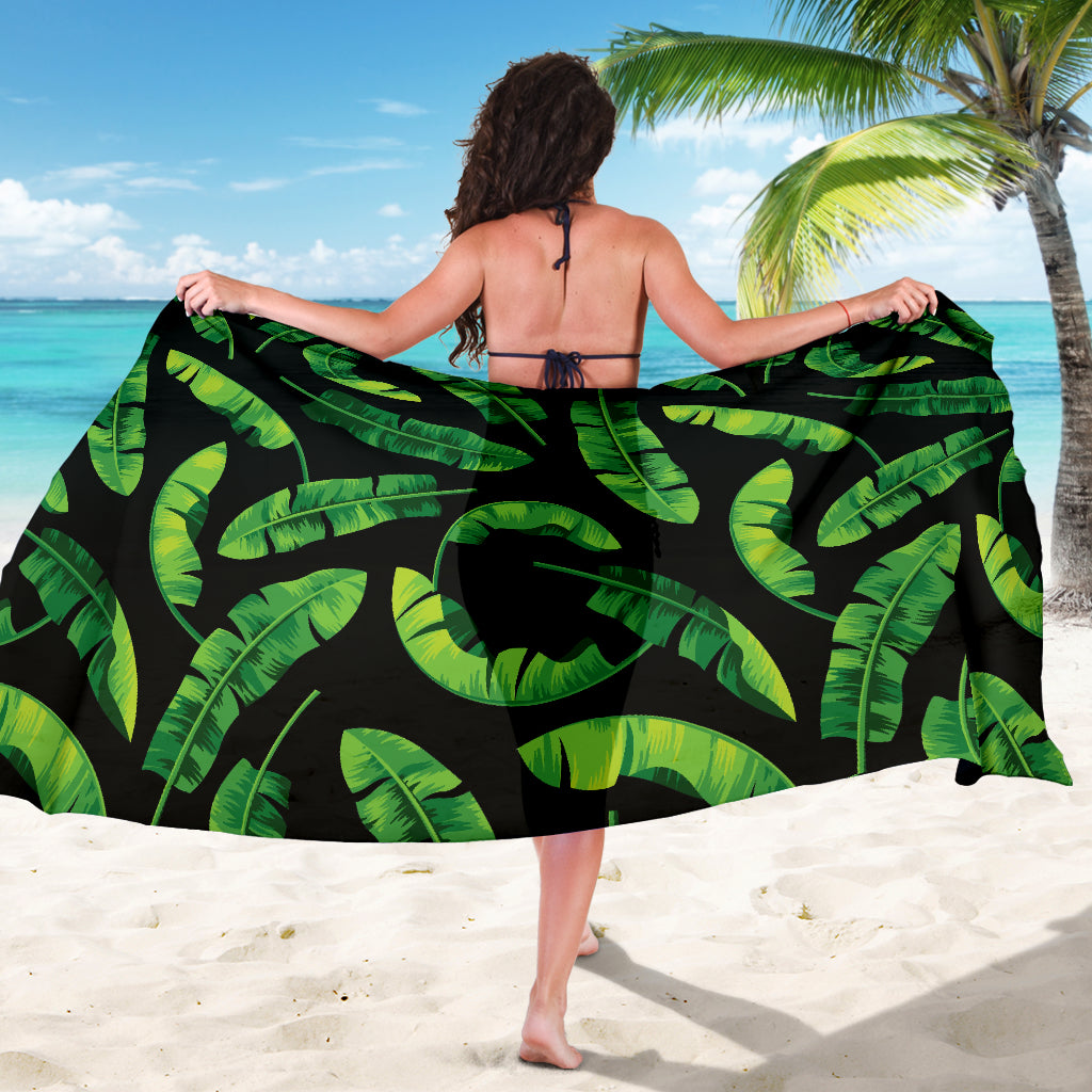 Banana Leaf Pattern Print Design BL02 Sarong Pareo Wrap