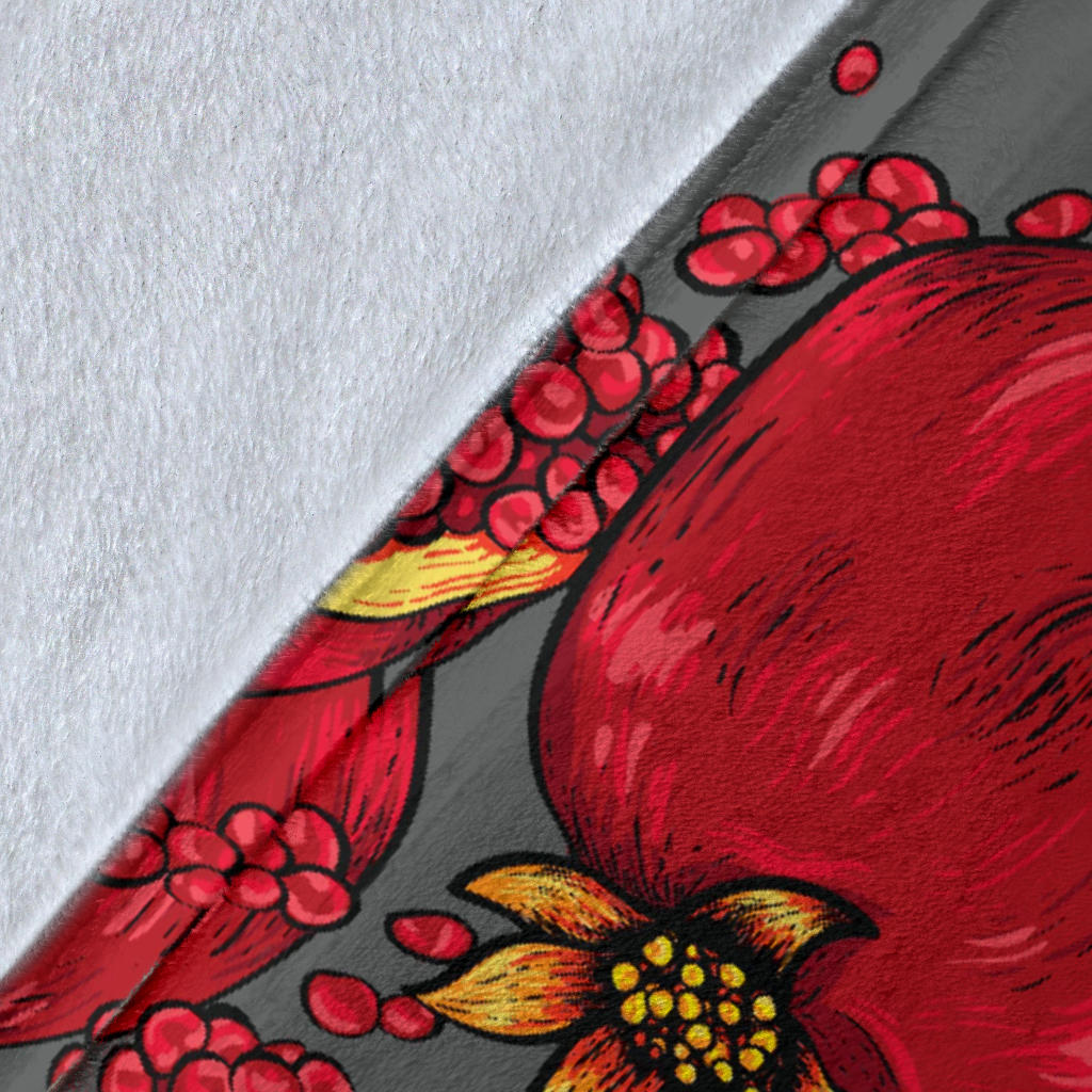 Pomegranate Pattern Print Design PG05 Fleece Blanket