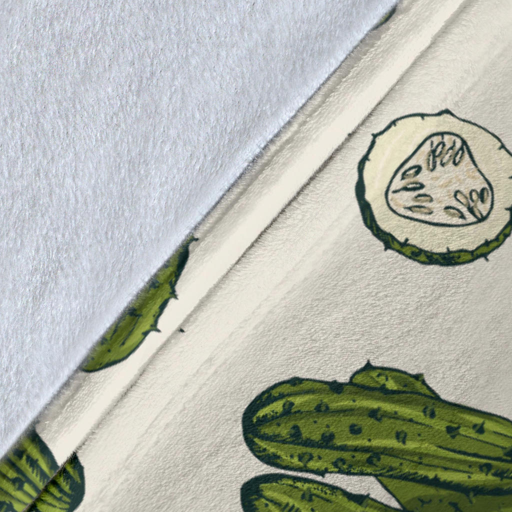 Cucumber Pattern Print Design CC05 Fleece Blanket