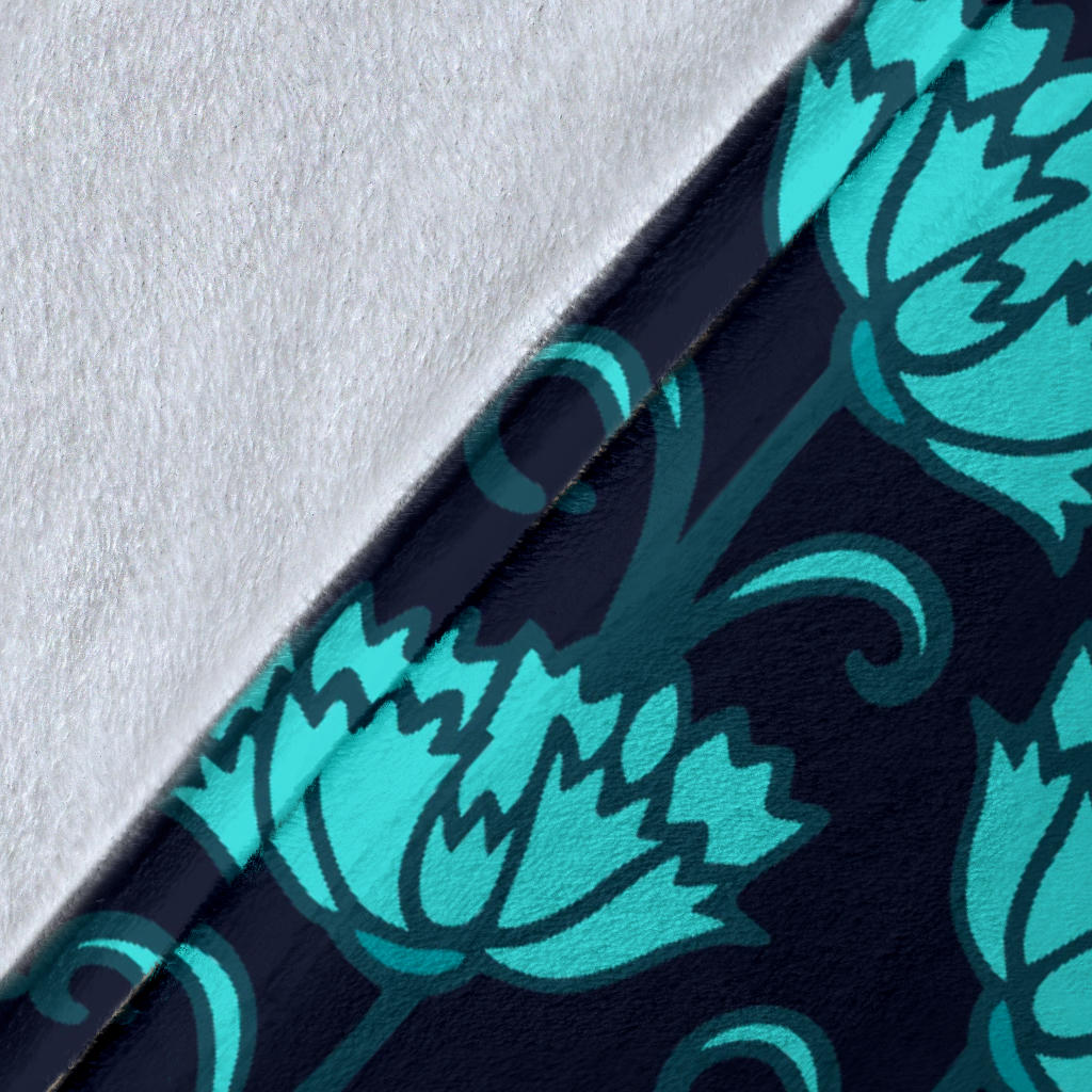 Carnations Pattern Print Design CN06 Fleece Blanket