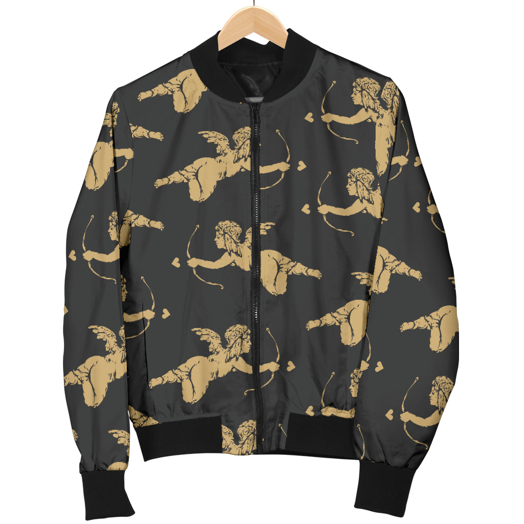 Cupid Pattern Print Design 02 Women's Bomber Jacket