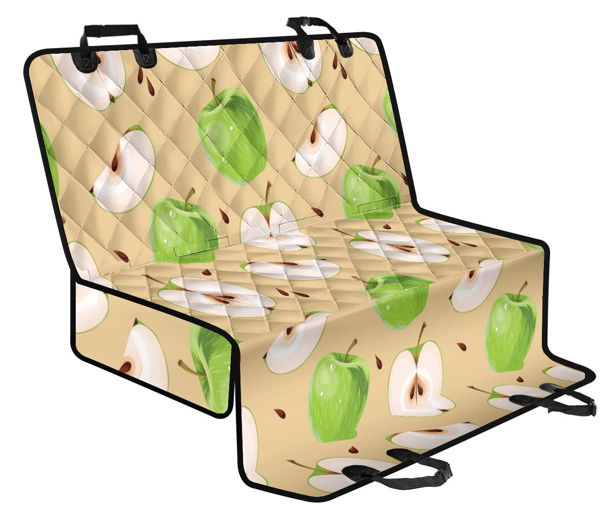 Apple Pattern Print Design AP07 Rear Dog Seat Cover