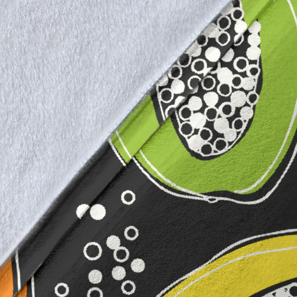 Papaya Pattern Print Design PP05 Fleece Blanket