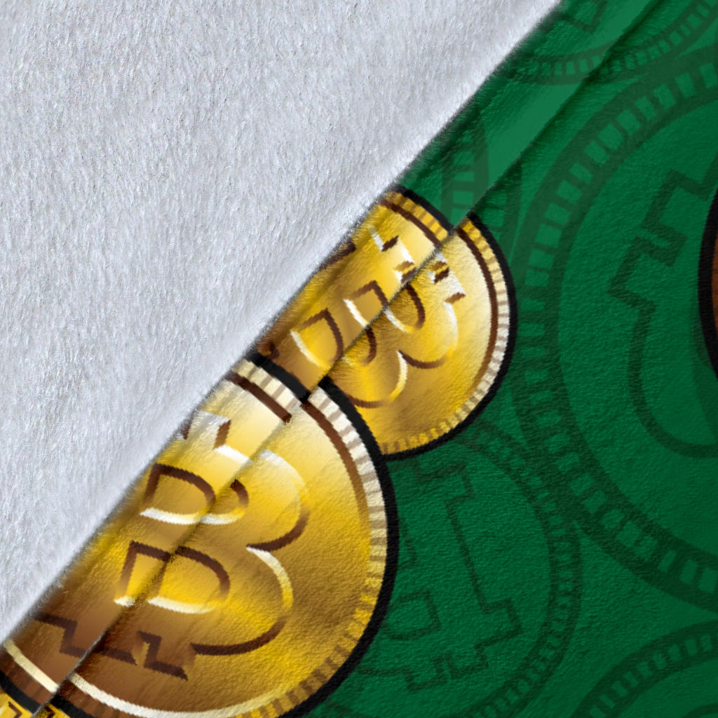 Bitcoin Pattern Print Design DO02 Fleece Blanket