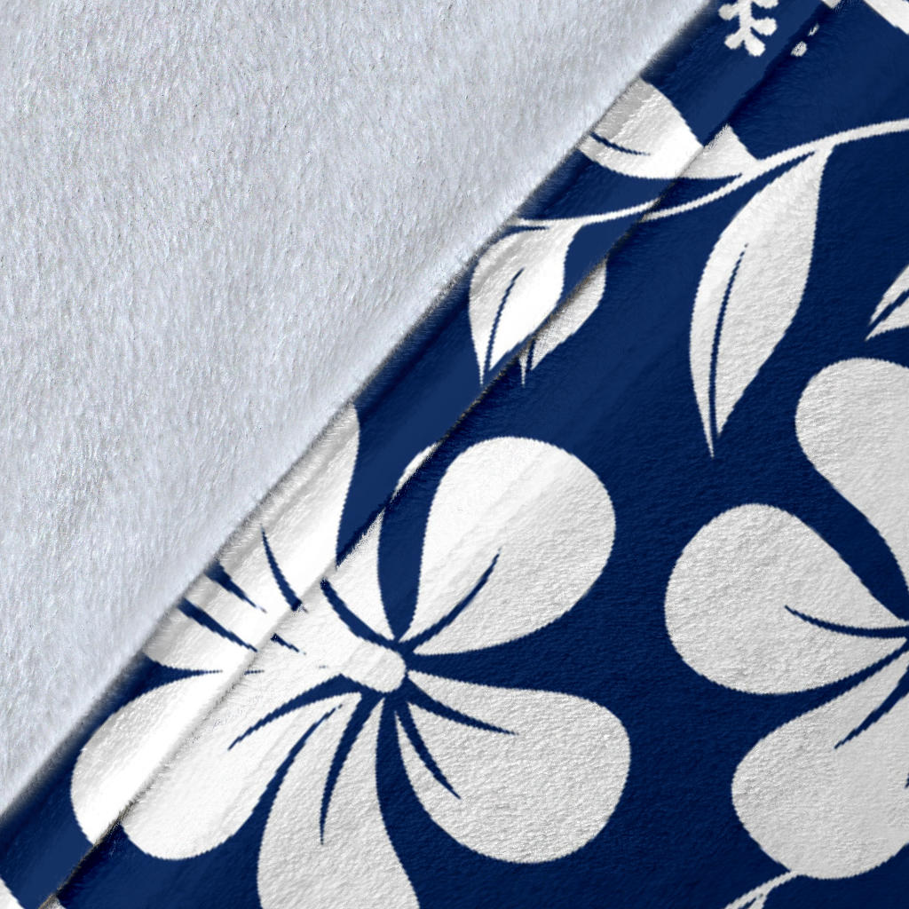 Hibiscus Pattern Print Design HB031 Fleece Blanket
