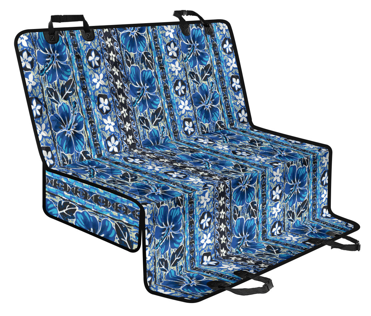 Hawaiian Themed Pattern Print Design H012 Rear Dog Seat Cover