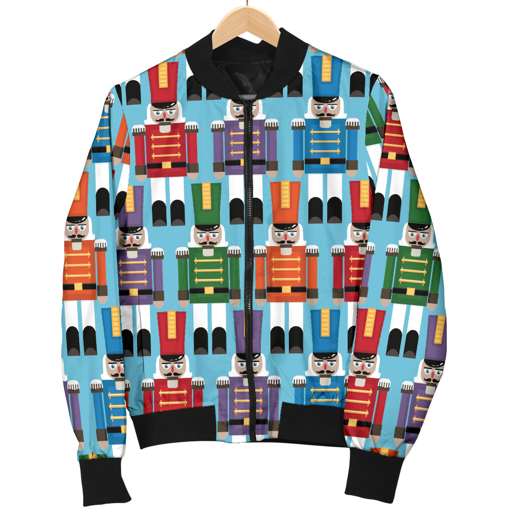 Nutcracker Pattern Print Design A02 Women's Bomber Jacket