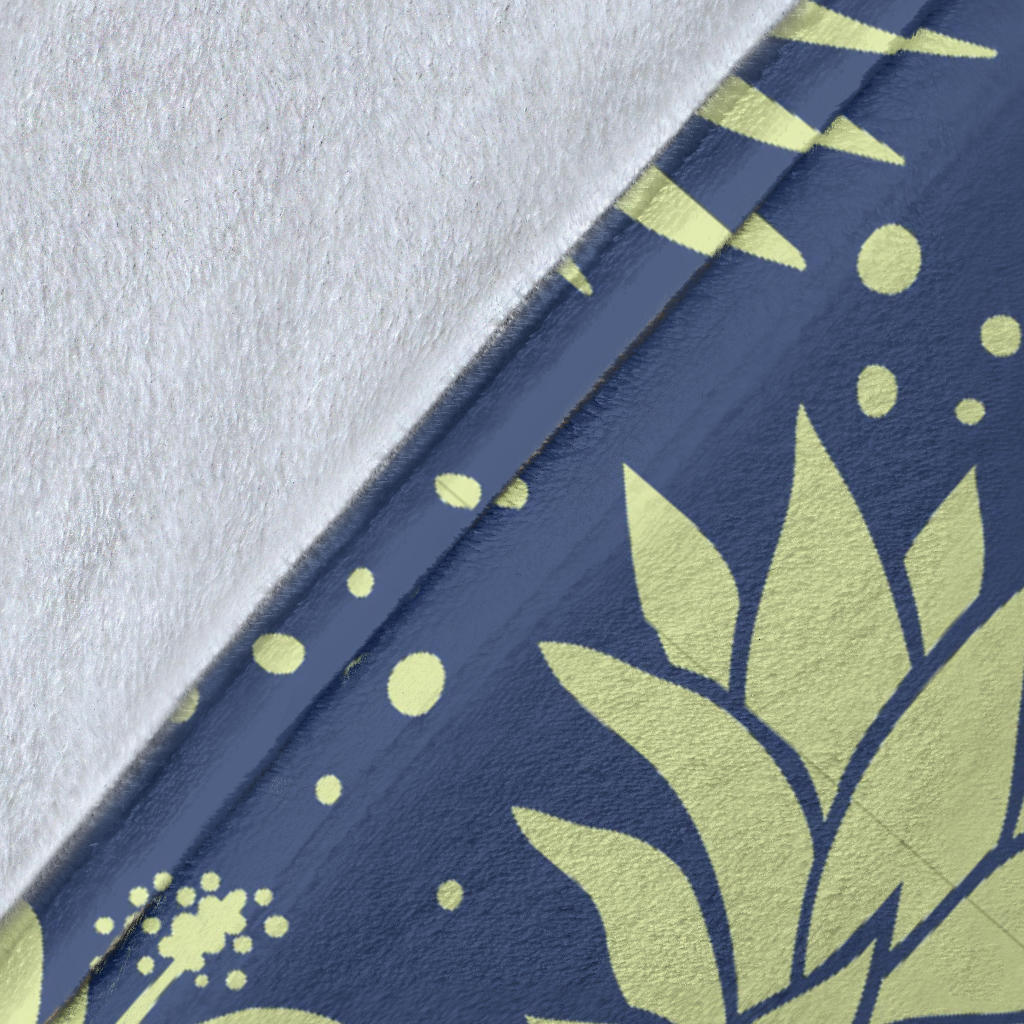 Pineapple Pattern Print Design PP07 Fleece Blanket