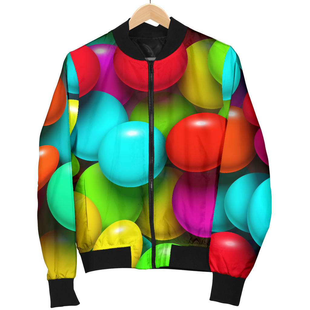 Candy Pattern Print Design CA03 Men Bomber Jacket