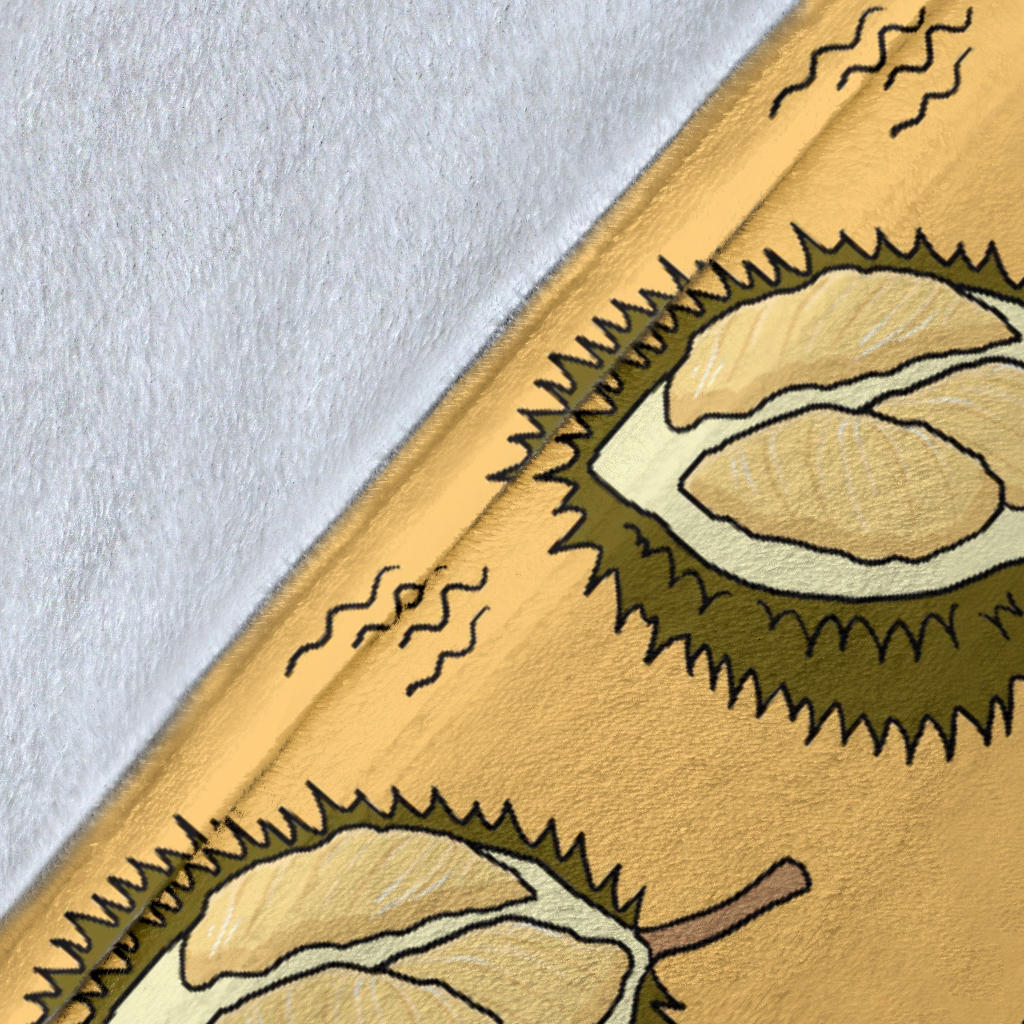 Durian Pattern Print Design DR02 Fleece Blanket