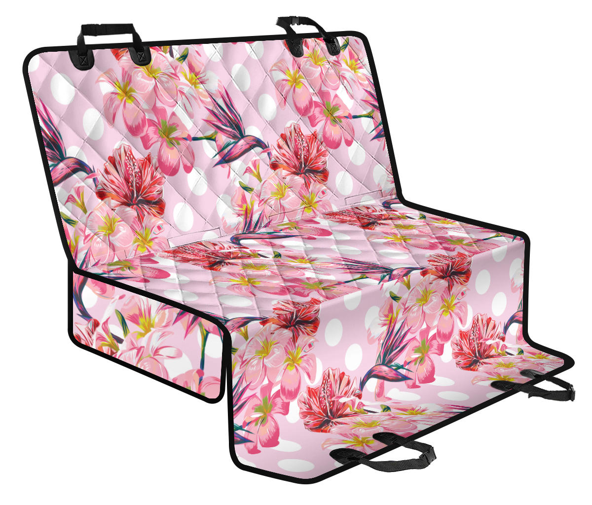 Bird Of Paradise Pattern Print Design BOP011 Rear Dog Seat Cover