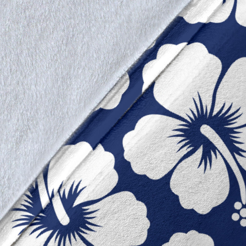 Hibiscus Pattern Print Design HB013 Fleece Blanket
