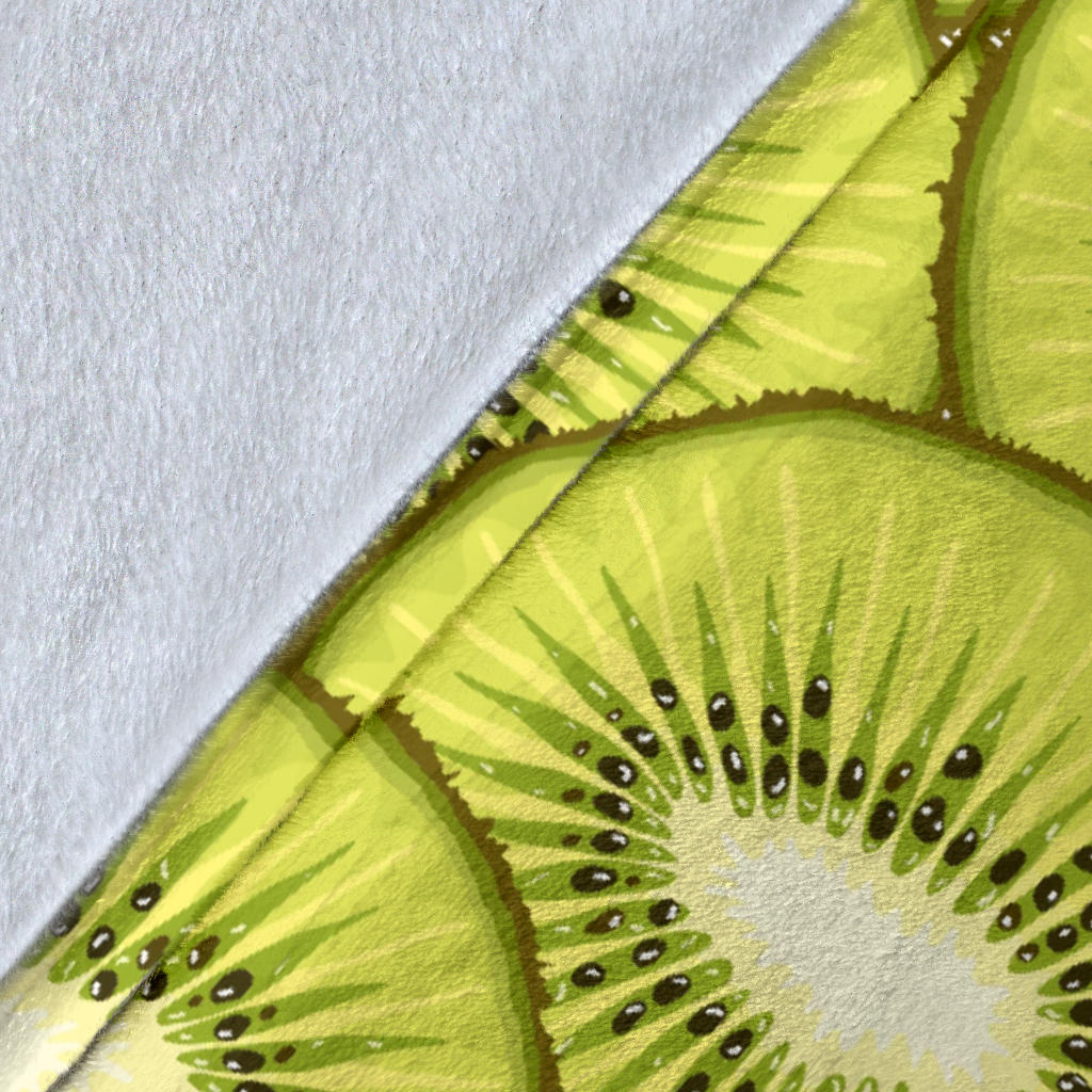 Kiwi Pattern Print Design KW07 Fleece Blanket