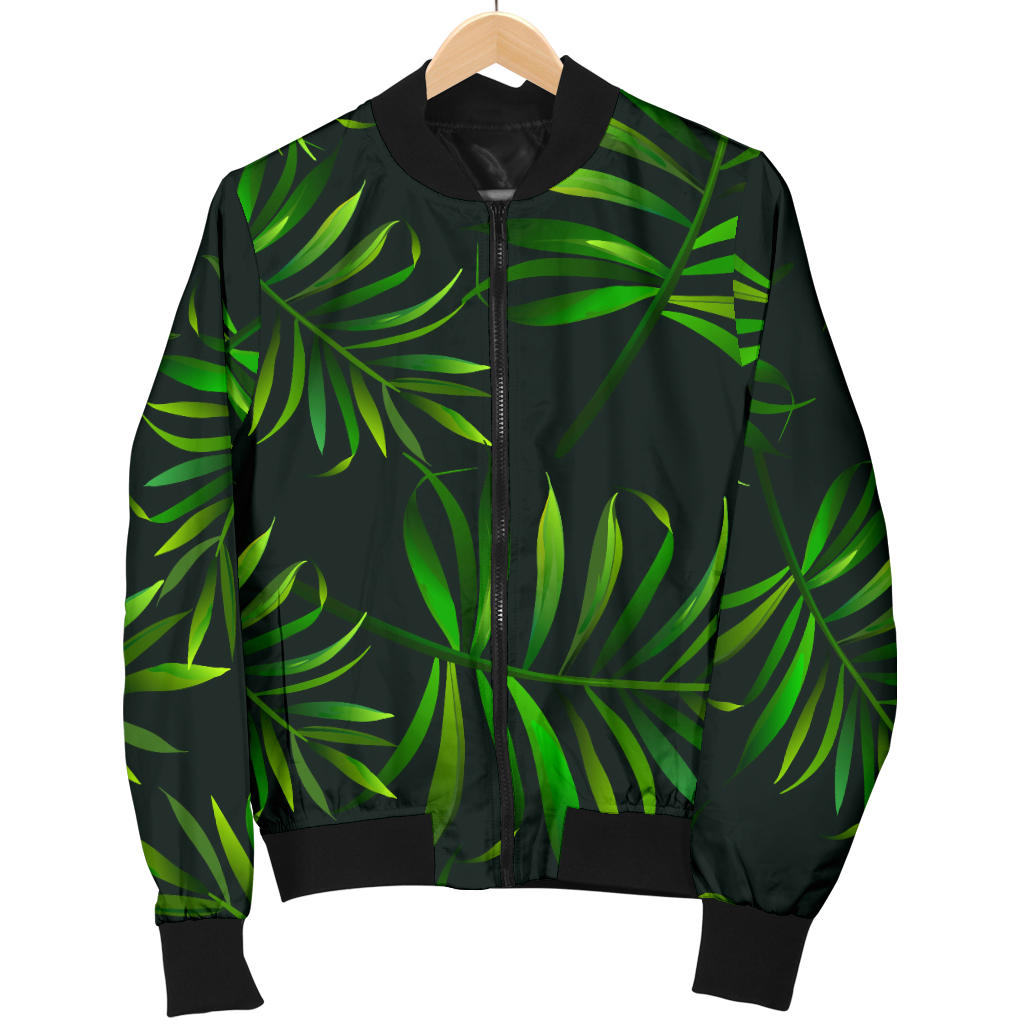 Rainforest Pattern Print Design RF03 Men Bomber Jacket