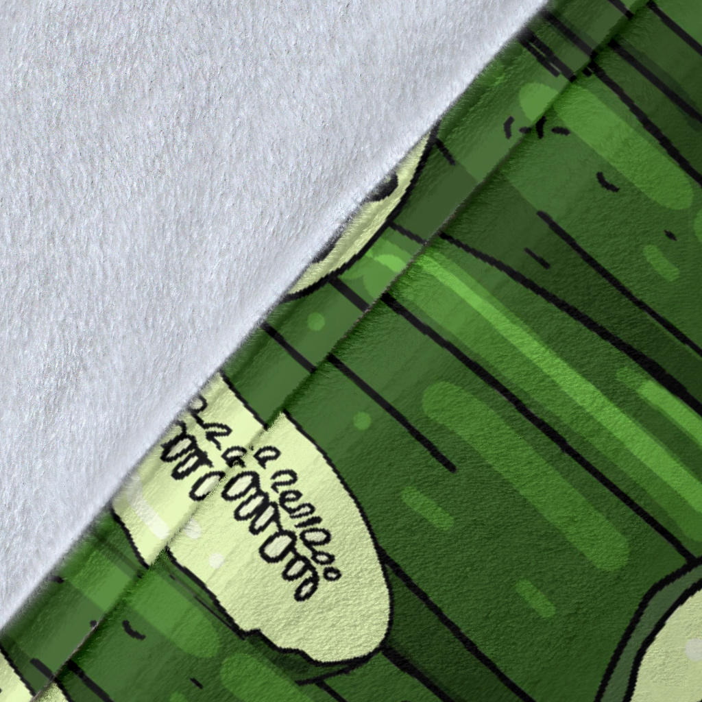 Cucumber Pattern Print Design CC01 Fleece Blanket