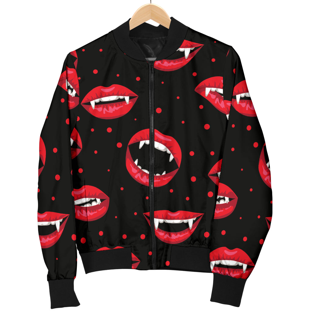 Halloween Pattern Print Design 01 Women's Bomber Jacket