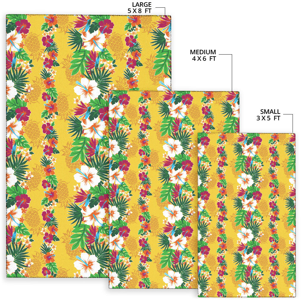 Hawaiian Themed Pattern Print Design H09 Area Rugs