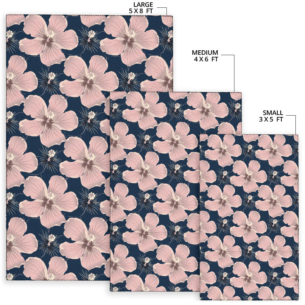 Plumeria Pattern Print Design PM018 Area Rugs