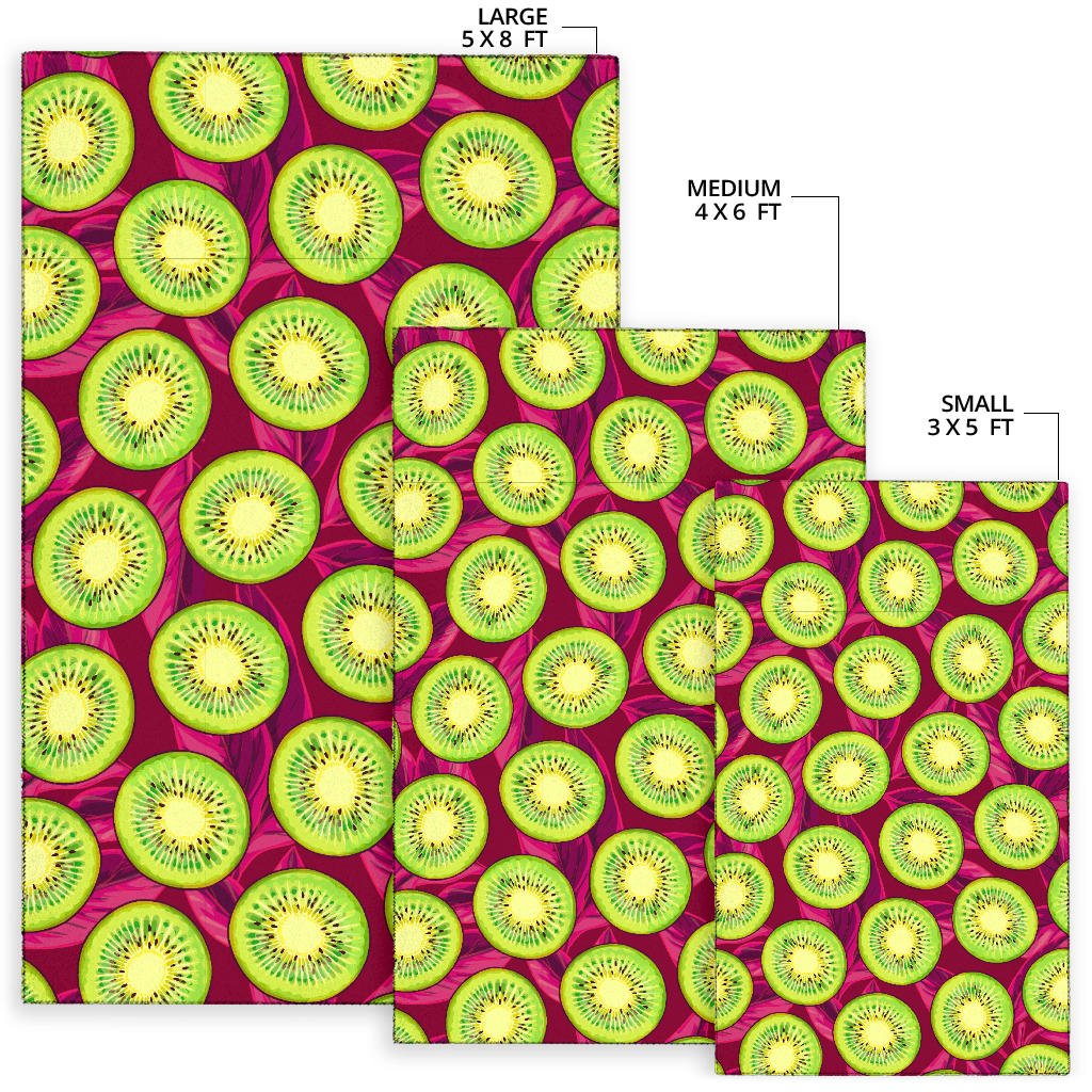 Kiwi Pattern Print Design KW05 Area Rugs