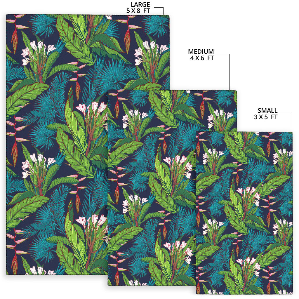 Rainforest Pattern Print Design RF01 Area Rugs