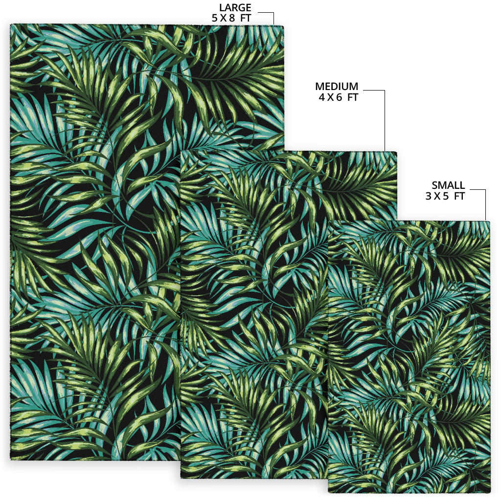 Tropical Flower Pattern Print Design TF08 Area Rugs