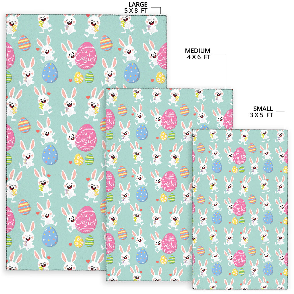 Easter Eggs Pattern Print Design RB014 Area Rugs