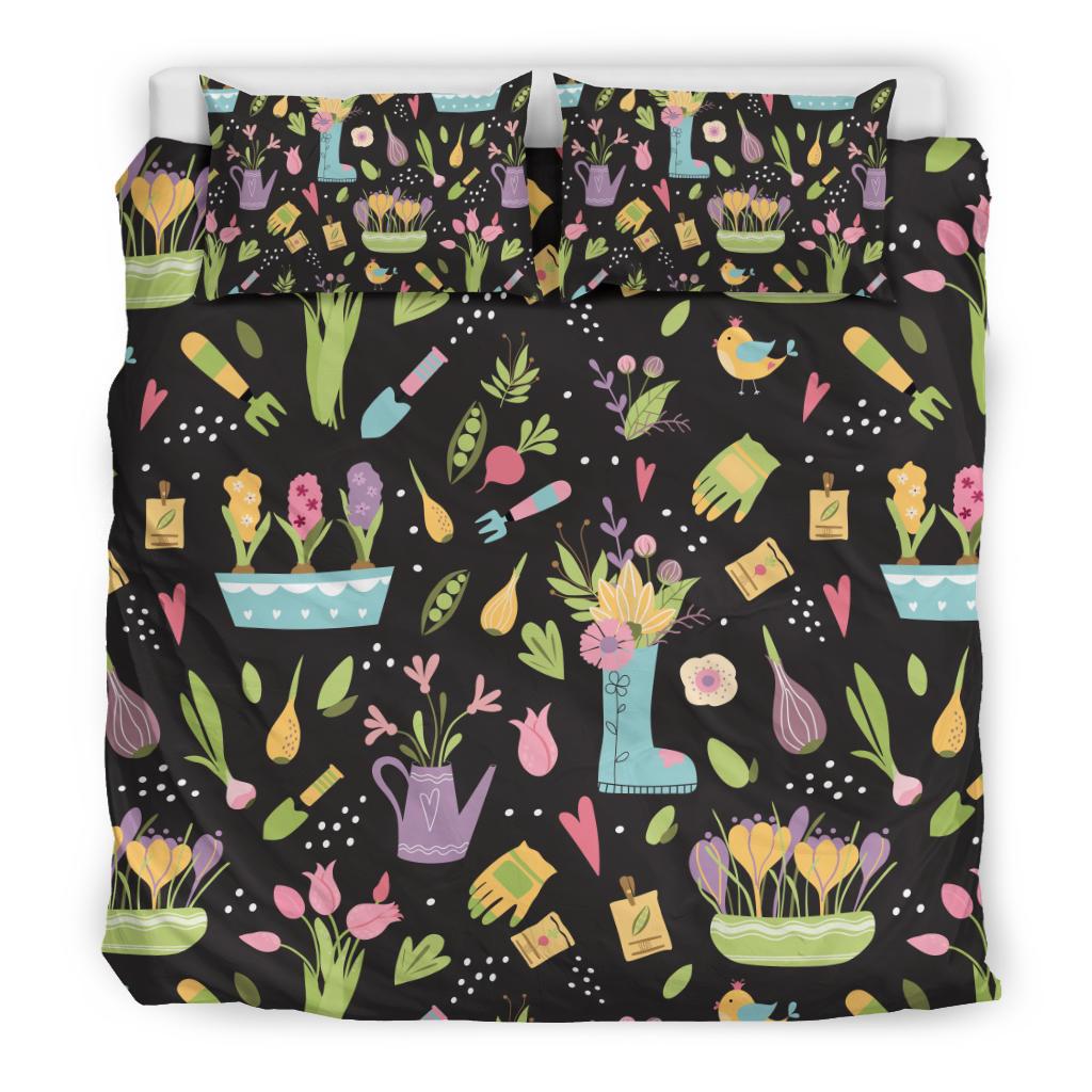 Gardening Pattern Print Design G03 Duvet Cover Bedding Set-JORJUNE.COM