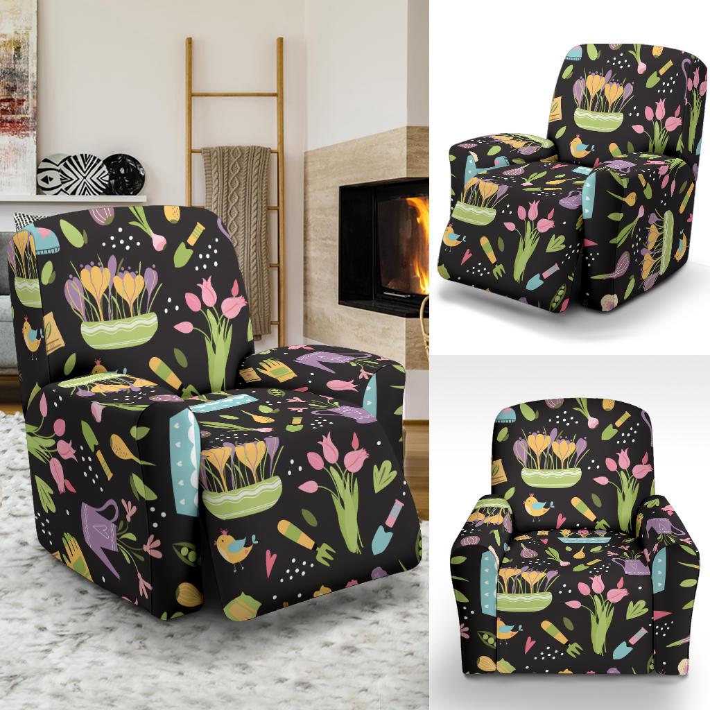 Gardening Pattern Print Design G03 Recliner Slipcover-JORJUNE.COM