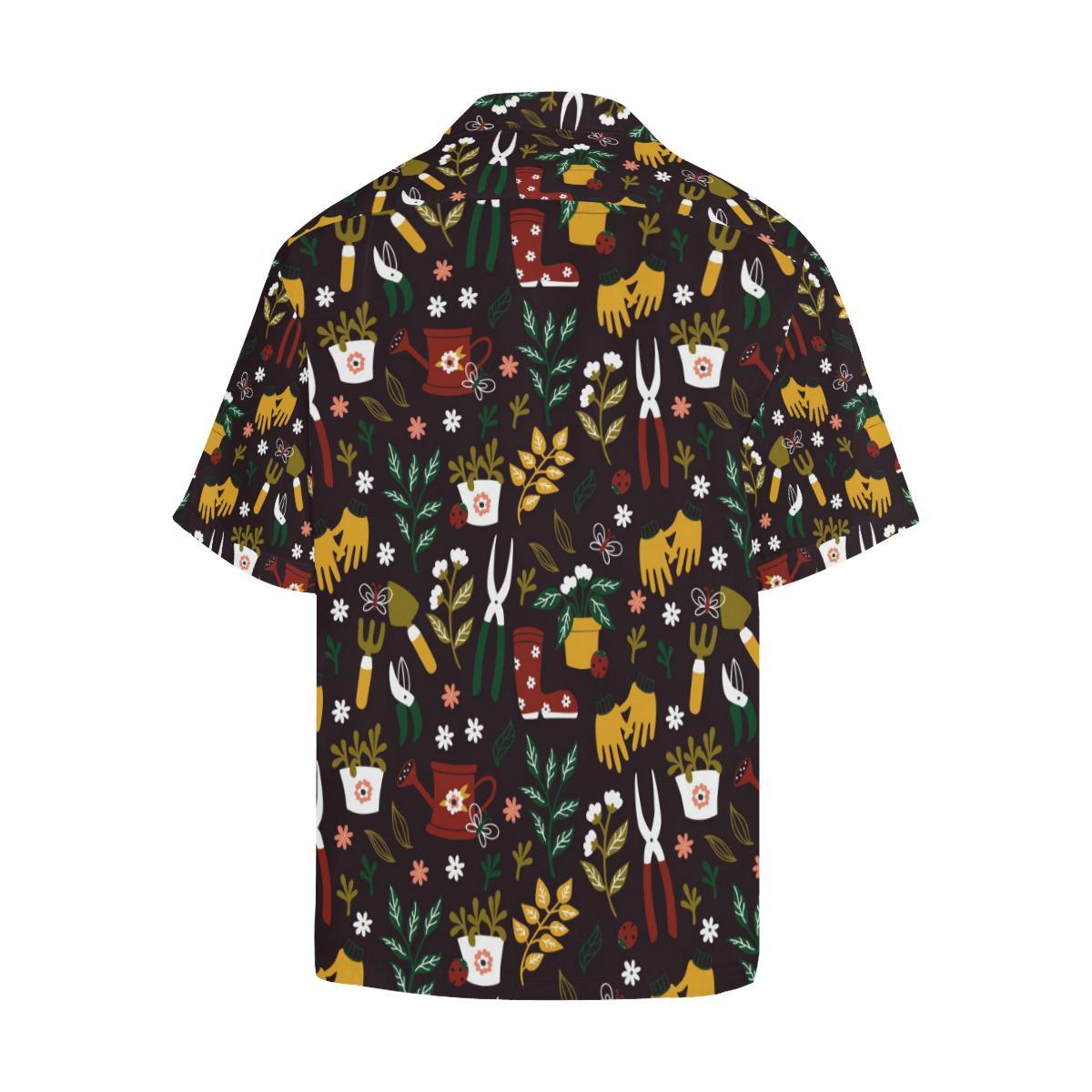 Gardening Pattern Print Design G05 Men Hawaiian Shirt-JorJune