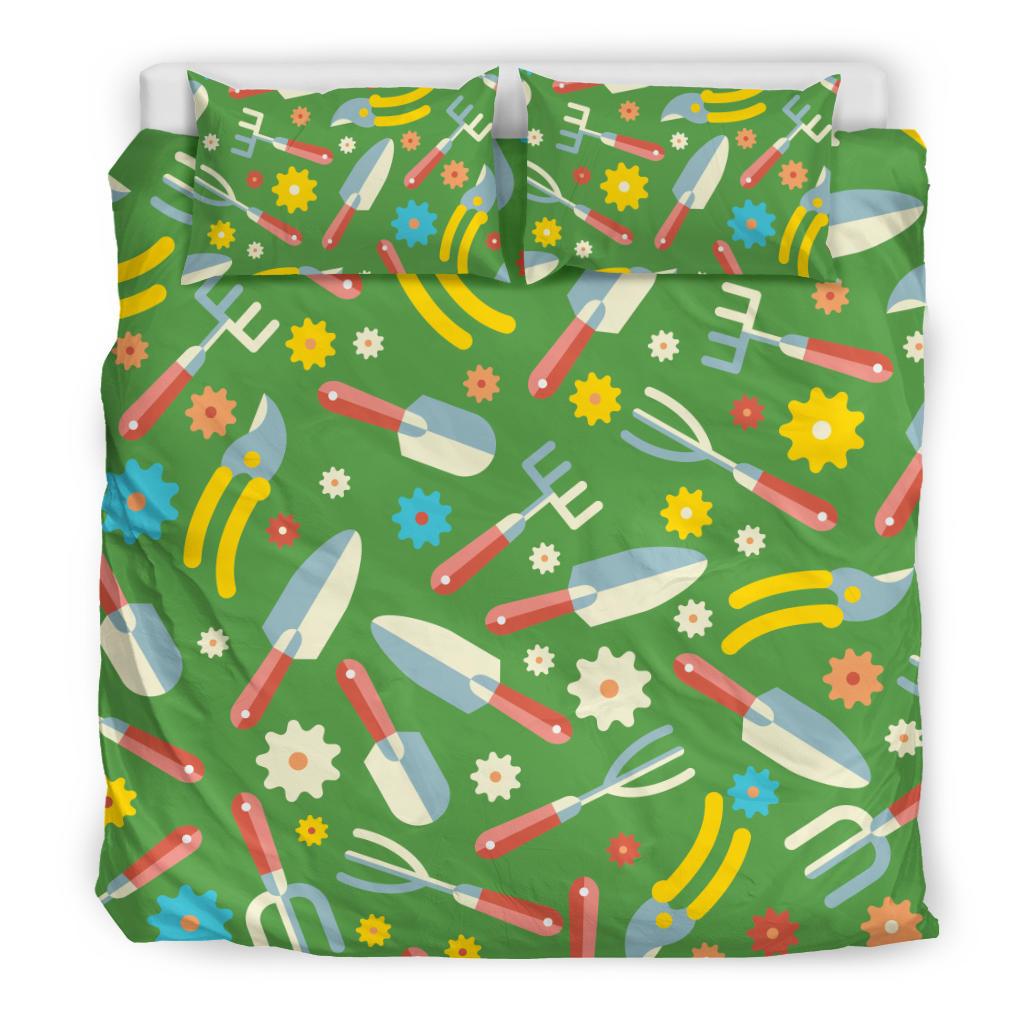 Gardening Pattern Print Design G06 Duvet Cover Bedding Set-JORJUNE.COM