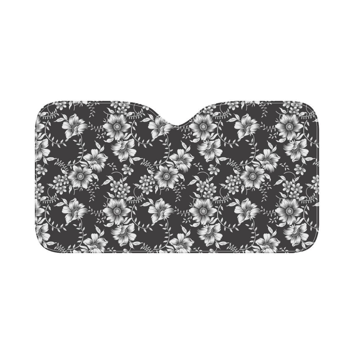 Gerberas Pattern Print Design GB02 Car Sun Shade-JorJune