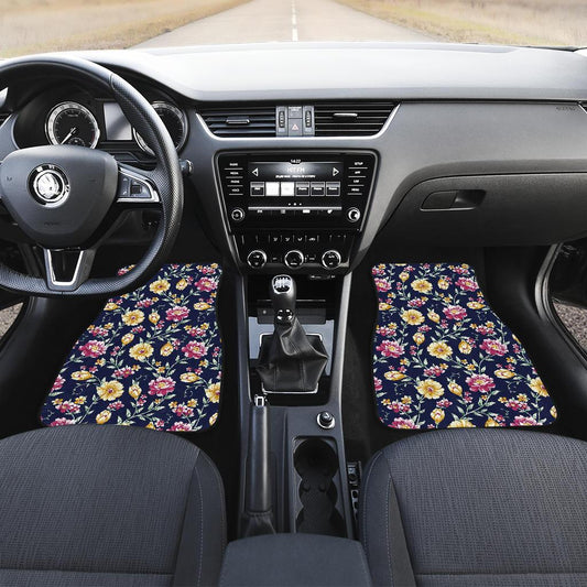 Gerberas Pattern Print Design GB03 Car Floor Mats-JorJune