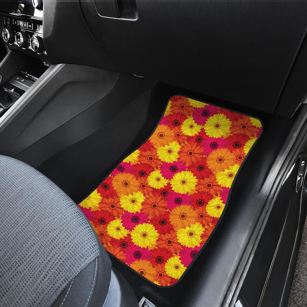 Gerberas Pattern Print Design GB05 Car Floor Mats-JorJune