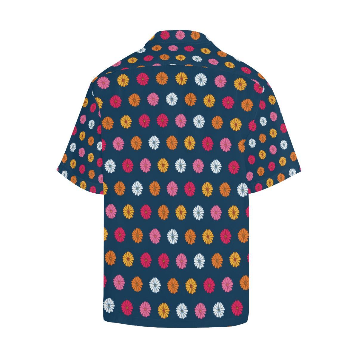 Gerberas Pattern Print Design GB06 Men Hawaiian Shirt-JorJune