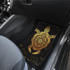 Gold Sea Turtle Mandala Car Floor Mats