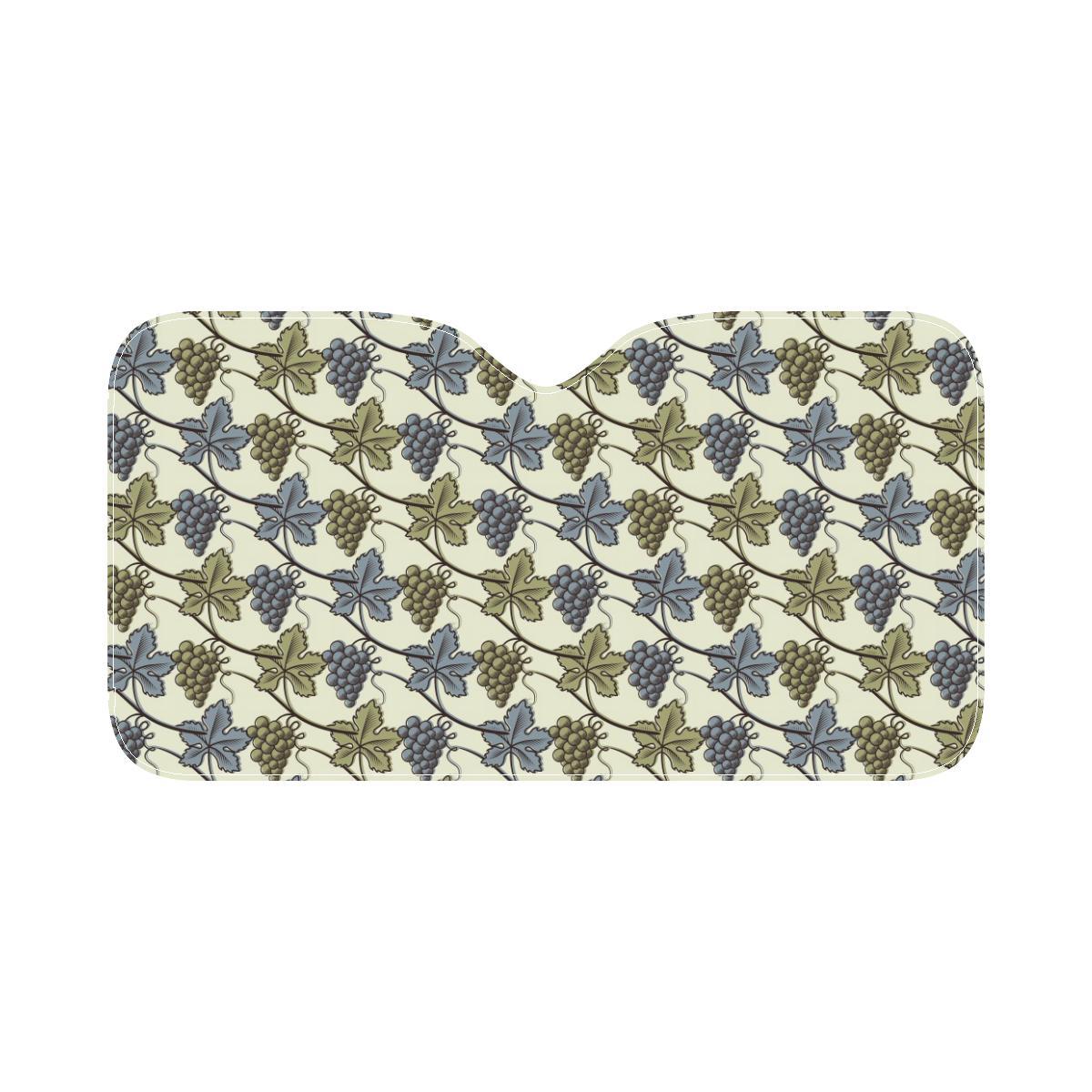 Grape Pattern Print Design GP03 Car Sun Shade-JorJune